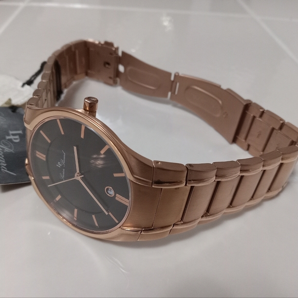 Lucien Piccard Rose Gold Dress Watch - Picture 4 of 9